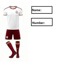 Ispanija 2026 m. Pasaulio taurės marškinėliai Gerbėjų versija Tas pats stilius Futbolo marškinėliai #19 20
