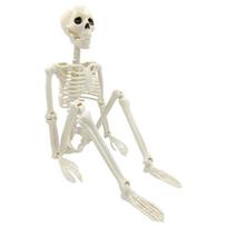 Helovyno skeletas viso kūno slankiojantys sąnariai Realistiški žmogaus skeleto papuošimai vakarėliui namuose vaiduokliška gudrybė ir šventinis žaislas D