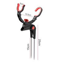 360 Degree Fishing Rod Bracket Adjustable Foldable Stand Fishing Rod Holder Support For Freshwater And Saltwater Fishing Single