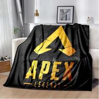 ŽAIDIMO APEX LEGENDS Antklodė Lengva antklodė Laikanti šilumą Audinys Miela antklodė Lova Sofa Namų biuras Galima naudoti visais sezonais# 75X95CM pilka spalva
