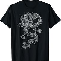 Japan Dragon Tattoo Traditional Japanese Men's Graphic T-Shirt S juoda