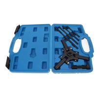 6pcs Harmonic Balancer Puller Set Carbon Steel Black Oxide Finish Damper Pulley Puller Kit