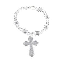 Adjustable Chain Crosses Pendant Necklace Accessory for Men and Women Sturdy Acrylics Versatile Fashion Accessory 1