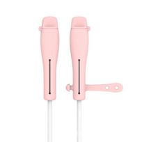 Charging Cable Saver Silicone Flexible Cord Protectors Cable Mouse Cable Wire Protectors Protective Case Accessories rožinė