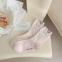 Children'S Fun Ideas Yarn Cute Cat Dog Cartoon Cotton Socks Medium Tube Socks Stacking Socks Children One size fits all