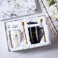 Shangqi Gold Rim Ceramic Gift Mugs