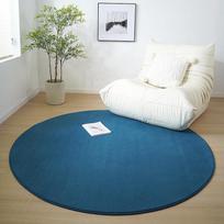 Minimalist Style Living Room Decoration Round Carpet Thick Plush Cloakroom Mat Solid Color Rugs for Bedroom Home Fluffy Soft Rug 80x80CM