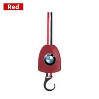 1pcs Leather Car Seat Back Hooks Portable Hanging Bag Rack For BMW X1 X2 X3 X5 X4 X6 X7 G30 G20 G32 G11 G12 F40 F30 F20 F10 F3 raudona