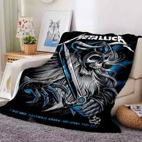 1pc dragon guitarThemed Blanket Soft Flannel All Season Cozy Throw with Bold Graphic Print, Travel, or Holiday Gift for Family & Friends 80x120cm