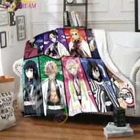 Japanese anime Demon Slayer printed blanket living room bedspread sofa travel office throw blanket quilt 5 size 75x90cm