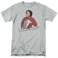 26 Mork and Mindy Catchphrase T Shirt Mens Licensed Classic TV Show Sport Grey Unisex T-Shirt M