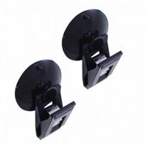 2Pcs Car Window Sucker Clip Hook Sun Shade Curtain Cloth Card Ticket Holder juoda