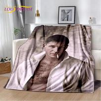 3D Printing Tom Hardy Actor Star Soft Plush Blanket,Flannel Blanket Throw Blanket for Living Room Bedroom Bed Sofa Picnic Cover 75x90cm