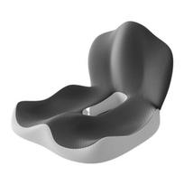 Sėdynės pagalvėlė su ergonomišku dizainu, atrama juosmeniui, neslystanti, su atminties putomis, lengva, nešiojama, skausmą malšinanti sėdynės pagalvėlė juoda