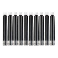 10PCS/Set 3.4mm Caliber Ink Cartridge Blue/Red/Black Simple Design Pen Ink Plastic Material Fountain Pen Refill Gift juoda