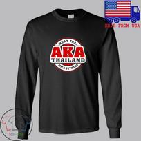 AKA Thailand Muay Thai Gym Black  Size S2XL Unisex T-Shirt L