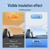 Electrostatic Sunshade for Tesla Model 3/Y Roof Model Y - Regular Grey White