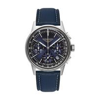 BAUHAUS Watch Chronograph Date Quartz Official Limited Distribution Aviation G38 Pilot's Wristwatch, Import, (Blue Dial/Business/Waterproof/Men's) mėlyna