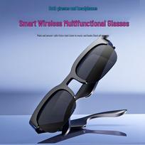 XG89 Bluetooth Glasses: Driving-Ready, UV & Blue Light Protection Black (Sunglasses)