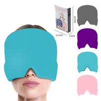 Temu Cooling Gel Head Cover for Cold Compress Therapy 200g single layer opp bag violetinė