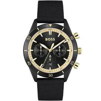 Hugo Boss 1513935 Santiago Chronograph Men's Watch 44 mm juoda