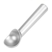Ice Cream Baller Scoop, Food Grade Aluminum Alloy Scooper with Rust Resistant Ergonomic Handle, Non-Stick Kitchen Tool for Hard Ice Cream, Fruit sidabras