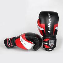 Boxing Gloves Adult Sparring Training Muay Thai Combat Fighting Wearable Breathable Taekwondo 8oz mėlyna