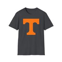Tennessee Volunteers Power T Unisex Softstyle Tee, Rocky Top Smoky - Dark Mode 3XL