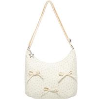 Red Bag Korean Niche Polka Dot Tote Bag Autumn Canvas Bag Casual Sweet Cool Bucket