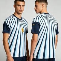 Argentinos Futbolo Tinklinis Marškinėliai Futbolo Gerbėjų Dovana Viršus Vyriški Sportiniai Greitai Džiūstantys Marškinėliai Kvėpuojantys Trumpomis Rankovėmis Unisex Per dideli Marškinėliai 2XL