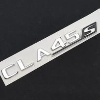 3D Letters CLA 45 S ABS Emblem TURBO 4matic for  Benz AMG Car Fender Trunk C117 C118 CLA45S Sticker Auto Accessories