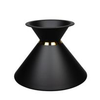 Apvalus pagrindas, stalo koja, rėmas, stalo stovas, juodas smėlio laikrodis, 40cm