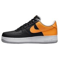 Nike Air Force 1 07 Black Kumquat Unisex Sneakers White FB7162-081 42.5