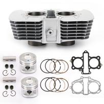 Cilindro Stūmoklio Tarpiklių Rinkinys 53mm Honda Rebel 250 CMX250 CB250 Nighthawk 96-15