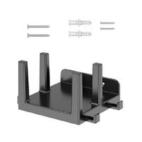Wall Mountable Cable Organizers For Routers TV Boxes Adjustable Slots And Side Hooks For Neat Storage Rack Holder juoda