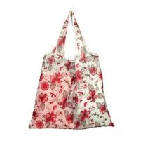 Folding Shopping Bag Reusable Fabric Grocery Tote Cute Animal Plants Prints Foldable Portable Shopping