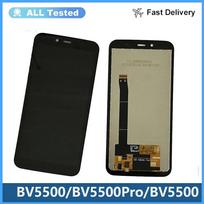 Pilnas LCD ekrano ir skaitmenintuvo surinkimas, skirtas Blackview BV5500 BV5500 Pro BV5500 Plus gray