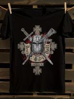 Deus-Vult (God Wills It) Medieval Knight T-Shirt M