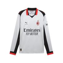 Puma X AC Milan X Slam Jam Collaboration Moisture-Wicking Pullover Crew Neck Long Sleeve Football Shirt Men tops 787637-01 XL