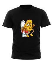 Funny Potato Cartoon T-Shirt – Toilet Humor Food Character Comedy Graphic Tee 2XL