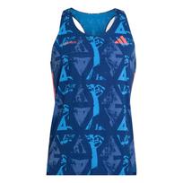 Adidas Adizero Labrum Striped Comfortable Running Vest Men tops KE6740 L blue