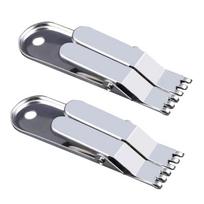 Earthworms Baiting Device Earthworms Clip Hook Fast-Baiting Multifunction Live Worms Stainless Steel Fishing Equipment 1