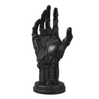 Žaidimų valdiklio laikiklis, krepšinio stovas, „Cyberpunk Silverhand“, mechaninis rankinis darbalaukio žaidimų pultas, ausinių laikiklis, darbalaukio dekoravimo modelis juoda