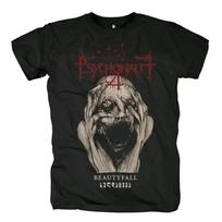 Black Metal Band T-Shirt Mens Fun Pattern Print Cotton T Shirt Harajuku Streetwear Tee Tops Clothing Unisex S juoda
