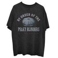 Peaky Blinders Flat Cap T-Shirt Black New Unisex T-Shirt S