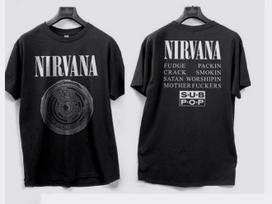Nirvana TShirt Live 90s Concert Tour Utero Distressed Vintage Acid Unisex T-Shirt XXXL