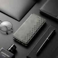 For Poco X8 Pro Max 2026 Magnetic Wallet Case Texture Leather Book 360 Protect Xiaomi Poco X8 Pro Max X 8 8X X8Pro Phone Cover Poco X8 Pro Max pilka spalva