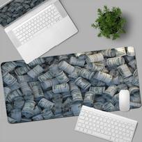 Gaming Laptop Dollar HD Printing Desk Mat  Mouse Pad Pc Accessories Table Pads Deskmat Gamer Cabinet Nonslip Keyboard  Mousepad 800x300x2mm