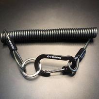 Lanyard Elastic Coil Fishing Missed Rope Wire Spring Rope Fishing Lanyard Fishing Coiled Lanyard 2m