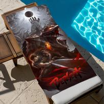 B-ber-serk-k game Towel Large Quick-Drying Microfiber G-guts soft Beach Towel for Travel Fitness Sauna Bathing Camping 70cmx140cm